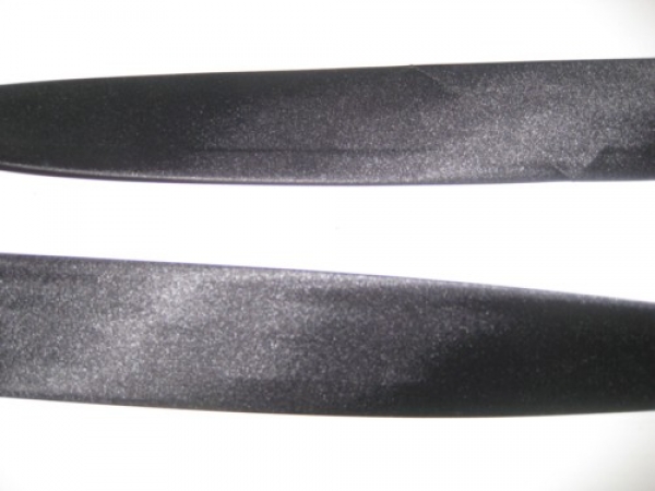217 Satin Schrägband 4 cm breit schwarz